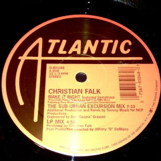 Christian Falk : Make It Right (12")