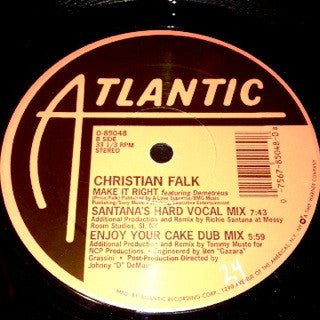 Christian Falk : Make It Right (12")