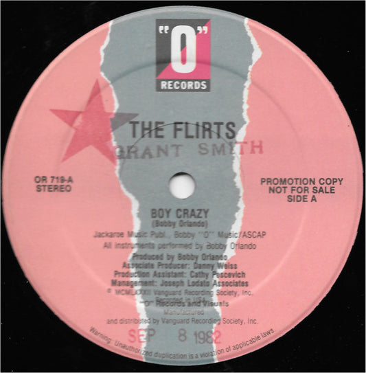 The Flirts : Boy Crazy / Jukebox (Don't Put Another Dime In That) (12", Promo)