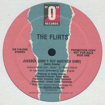 The Flirts : Boy Crazy / Jukebox (Don't Put Another Dime In That) (12", Promo)
