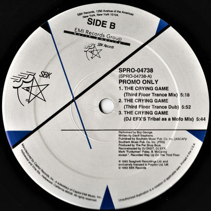 Boy George : The Crying Game (12", Promo)