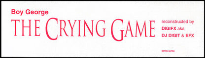 Boy George : The Crying Game (12", Promo)