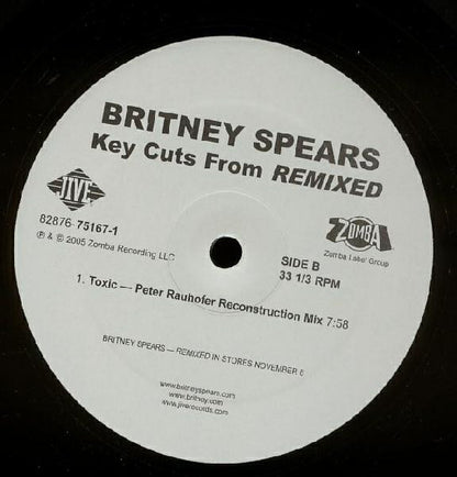 Britney Spears : Key Cuts From Remixed (12")