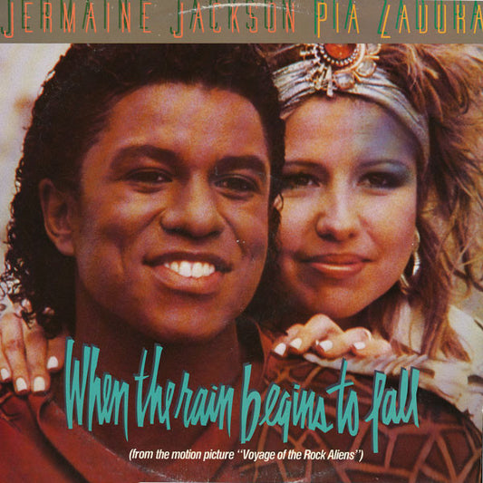 Jermaine Jackson & Pia Zadora : When The Rain Begins To Fall (12")