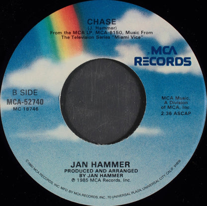 Grandmaster Melle Mel / Jan Hammer : Vice / Chase (7", Single, Glo)