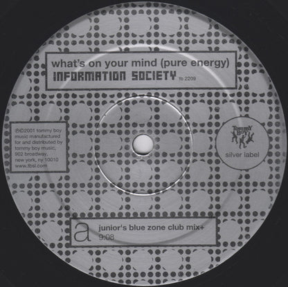 Information Society : What's On Your Mind (Pure Energy) (12")
