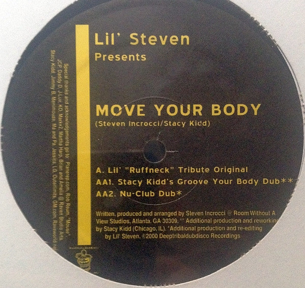 Lil' Steven : Move Your Body (12")
