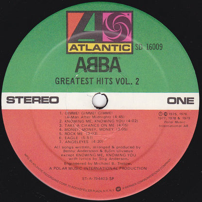 ABBA : Greatest Hits Vol. 2 (LP, Comp, Gat)