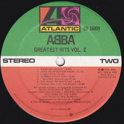 ABBA : Greatest Hits Vol. 2 (LP, Comp, Gat)