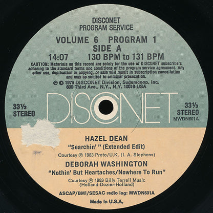 Various : Volume 6 Program 1 (2x12", P/Mixed)