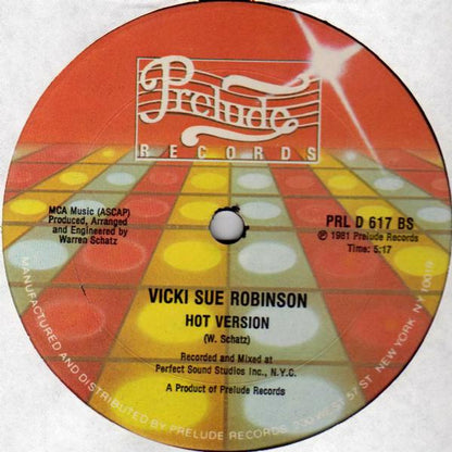 Vicki Sue Robinson : Hot Summer Night (12")