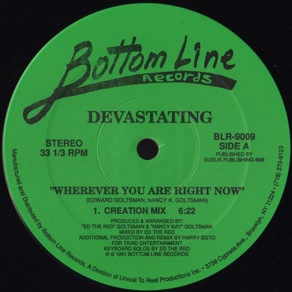 Devastating : Wherever You Are Right Now (12")