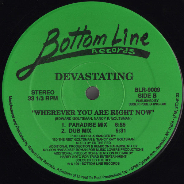 Devastating : Wherever You Are Right Now (12")