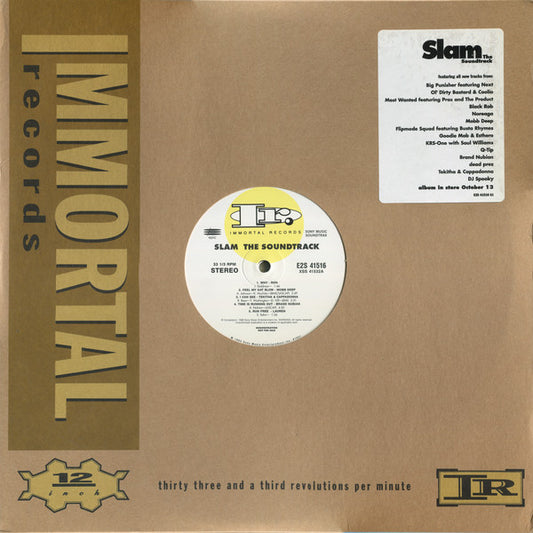 Various : Slam - The Soundtrack (2xLP, Comp, Promo, Cle)