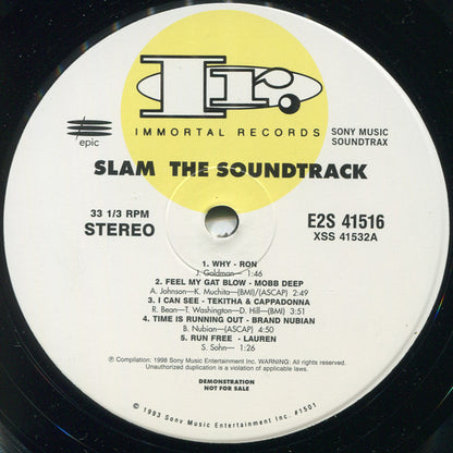 Various : Slam - The Soundtrack (2xLP, Comp, Promo, Cle)