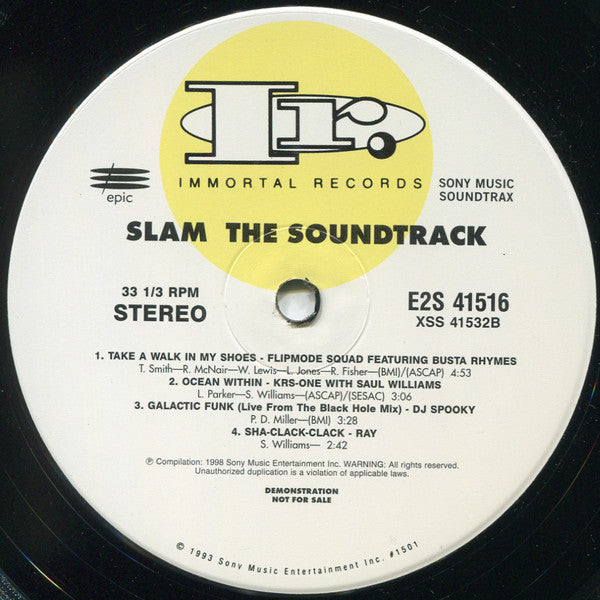 Various : Slam - The Soundtrack (2xLP, Comp, Promo, Cle)