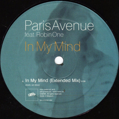 Paris Avenue feat. Robin One : In My Mind (12")