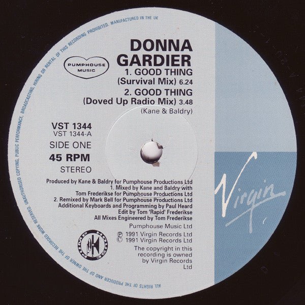Donna Gardier : Good Thing (12")