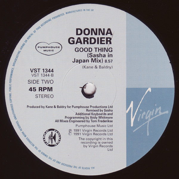 Donna Gardier : Good Thing (12")