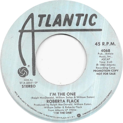 Roberta Flack : I'm The One (7", Mono, Promo)