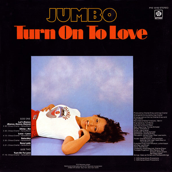 Jumbo (5) : Turn On To Love (LP, Album)