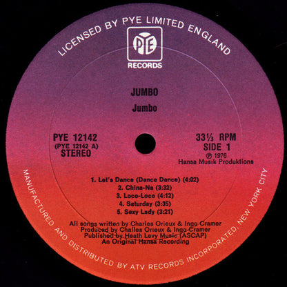 Jumbo (5) : Turn On To Love (LP, Album)