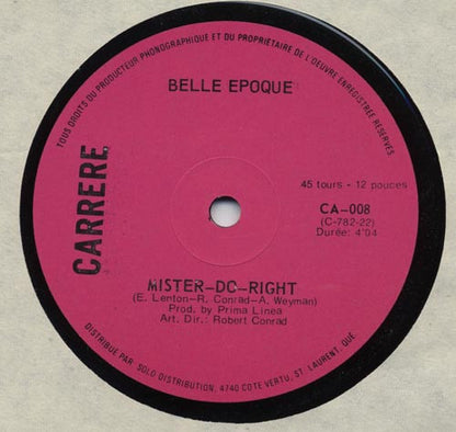 Belle Epoque : Bamalama (12")