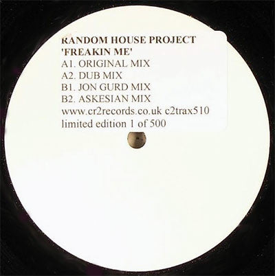 Random House Project : Freakin Me (12", Ltd, Promo)