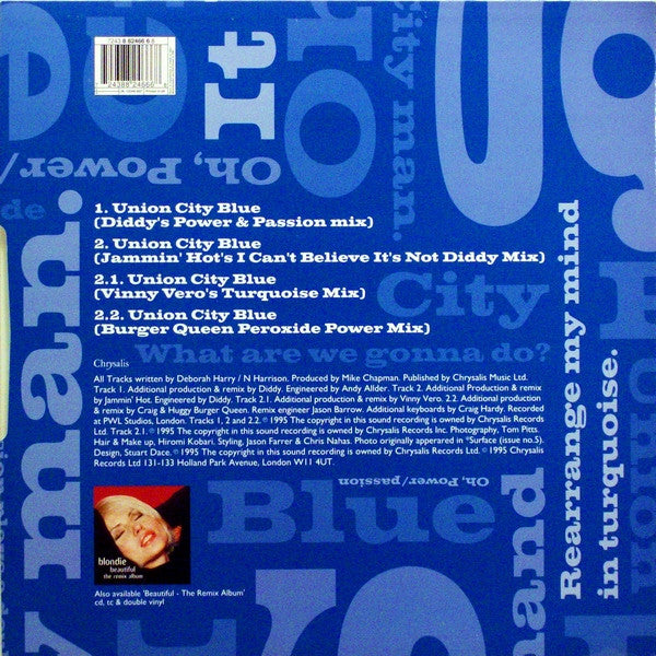 Blondie : Union City Blue (12", Maxi, Lig)