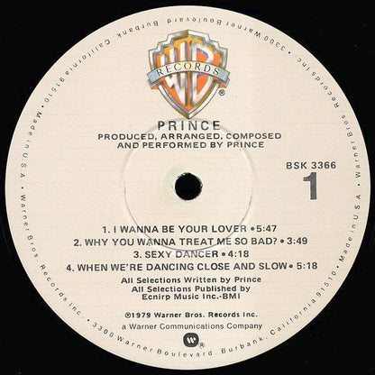 Prince : Prince (LP, Album, Win)