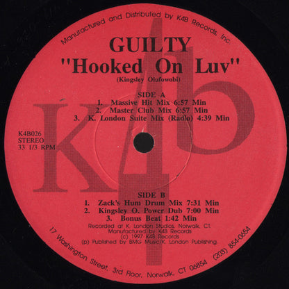 Guilty (2) : Hooked On Luv (12")