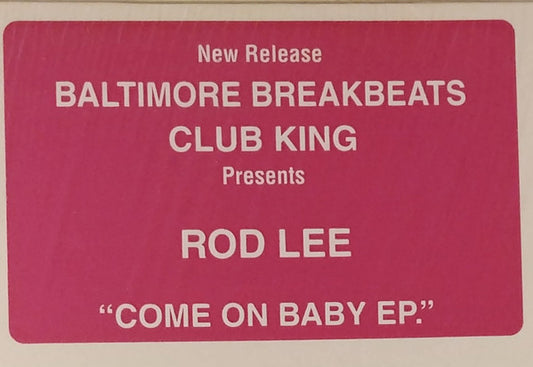DJ Rod Lee : Come On Baby EP (12", EP)