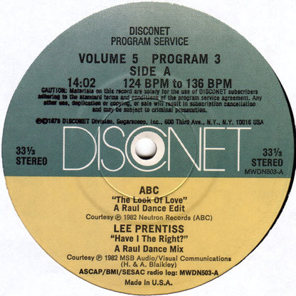 Various : Volume 5 Program 3 (2x12")