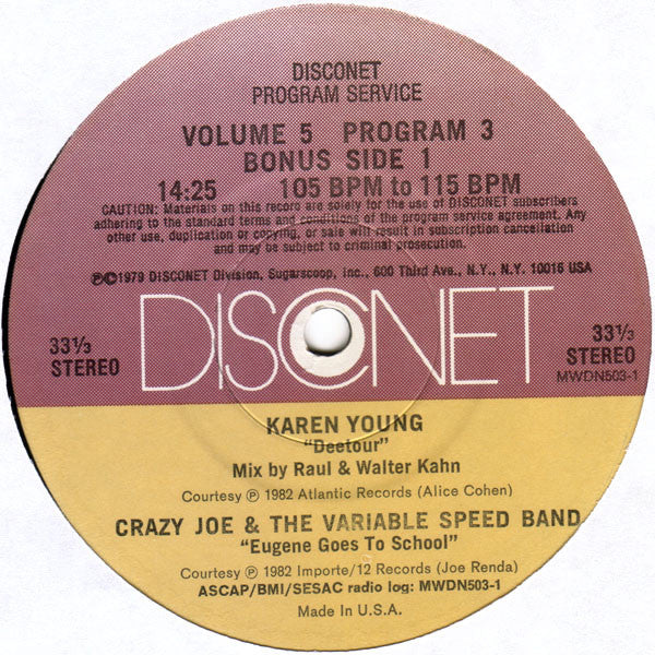 Various : Volume 5 Program 3 (2x12")