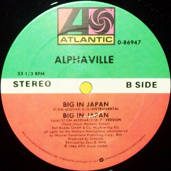 Alphaville : Big In Japan (12", Single, All)
