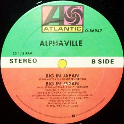 Alphaville : Big In Japan (12", Single, All)
