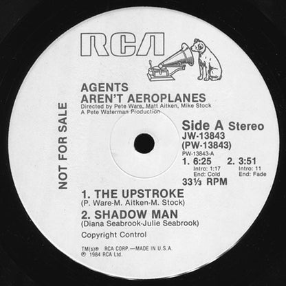 Agents Aren't Aeroplanes : The Upstroke (12", Promo)