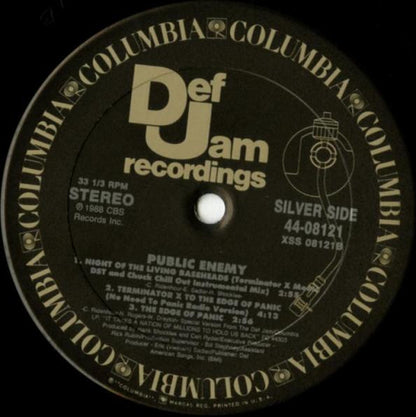 Public Enemy : Night Of The Living Baseheads / Cold Lampin' With Flavor / Terminator X To The Edge Of Panic (12")