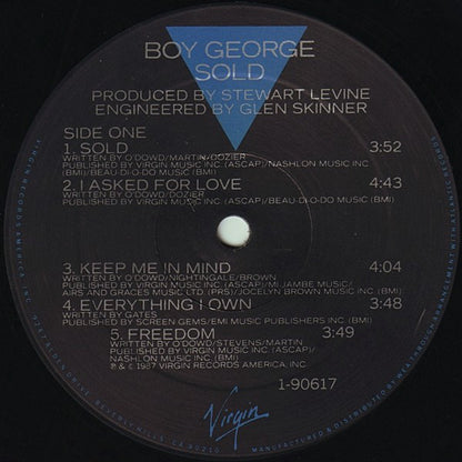 Boy George : Sold (LP, Album)