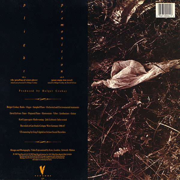 David Sylvian + Holger Czukay : Plight & Premonition (LP, Album, ARC)