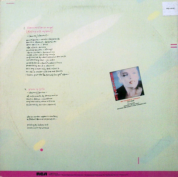 Eurythmics : There Must Be An Angel (Playing With My Heart) (12", Single)