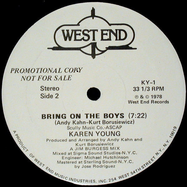 Karen Young : Baby You Ain't Nothing Without Me (12", Single, Promo)