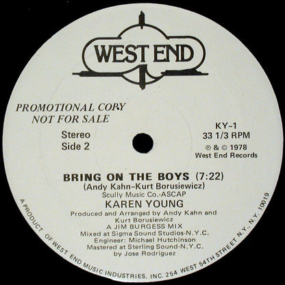 Karen Young : Baby You Ain't Nothing Without Me (12", Single, Promo)