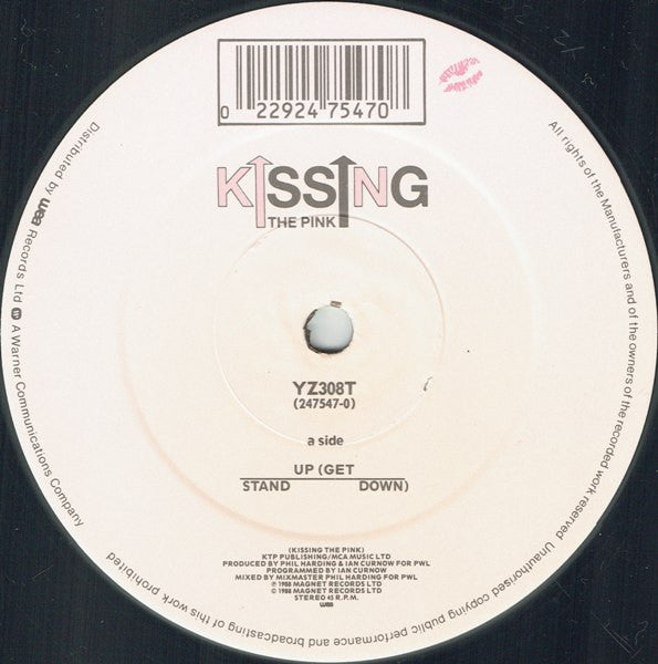 Kissing The Pink : Stand Up (Get Down) (12")