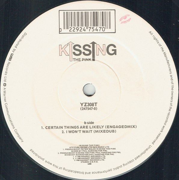 Kissing The Pink : Stand Up (Get Down) (12")