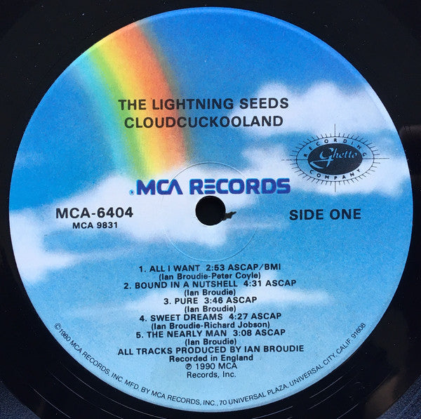 Lightning Seeds : Cloudcuckooland (LP, Album, Glo)