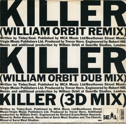 Seal : Killer...Dance (12", Single)