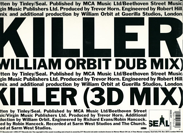 Seal : Killer...Dance (12", Single)