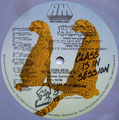 DJ Magic Mike & MC Madness : Class Is In Session (12", Pur)