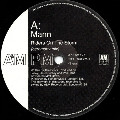 Mann. : Riders On The Storm (12")